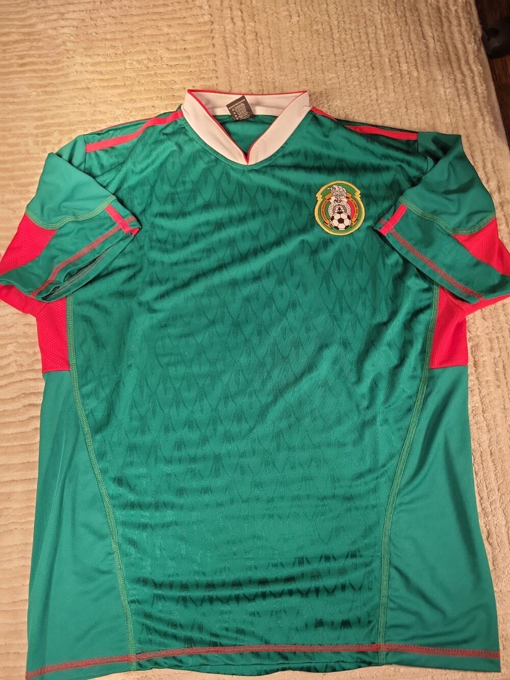 Ortega Mexico Soccer Jersey Futbol Mens Size XL Adult Shirt Mexica
